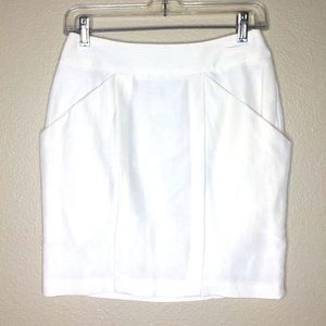 GEORGIO ARMANI COLLEZIONE Linen Silk Blend Skirt